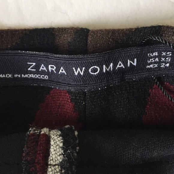 Zara Woman Envelope Geometric Tapestry Skirt - Picture 6 of 7
